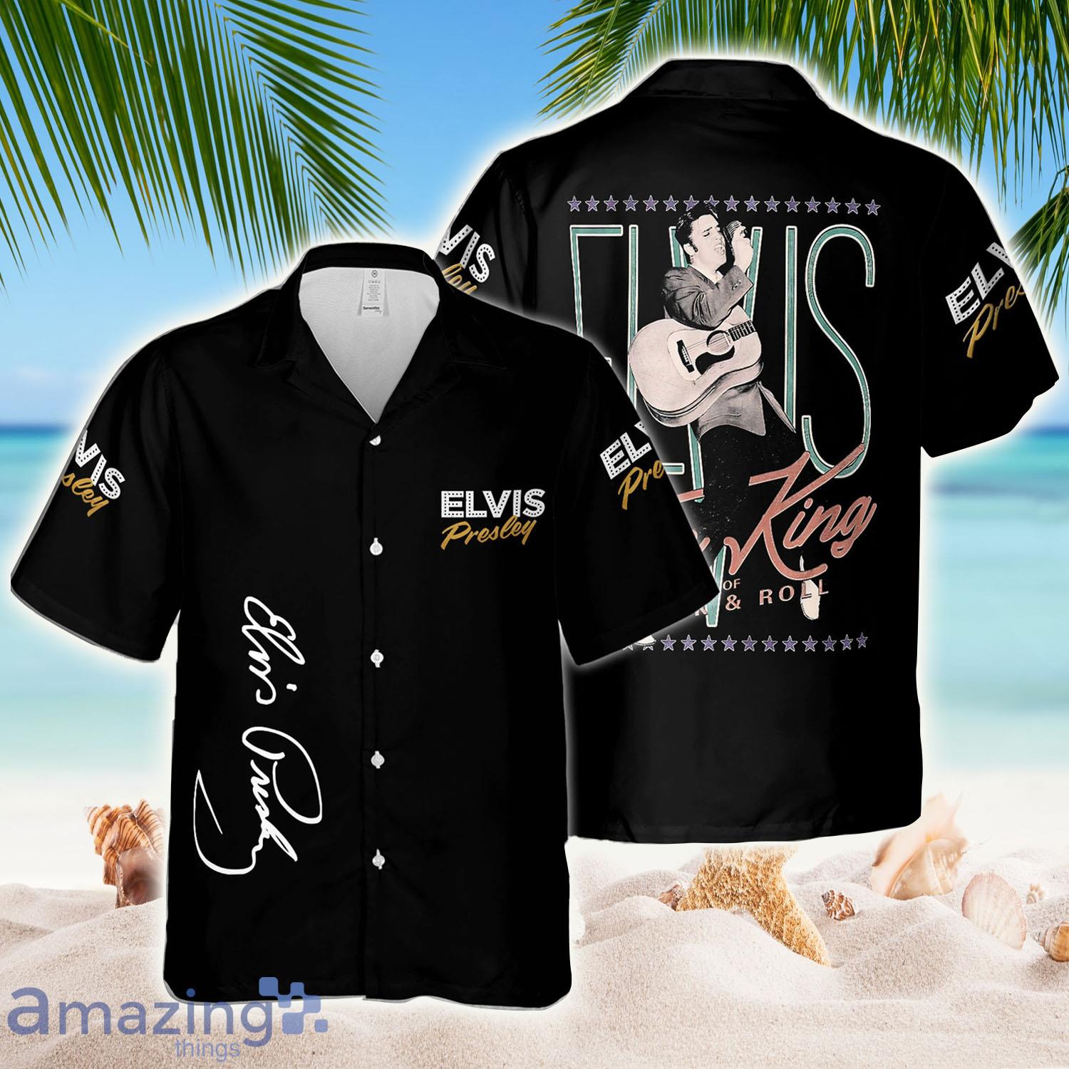 Elvis Presley The King Of Rock And Roll Hawaiian Shirt - Elvis Presley The King Of Rock And Roll Hawaiian Shirt