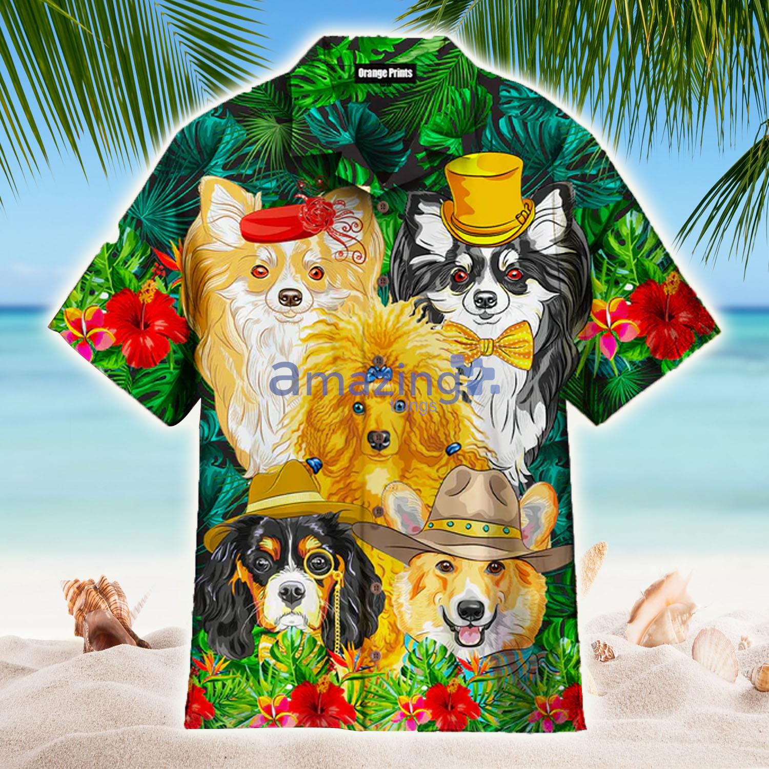 Fashion Dog Tropical Hawaiian Shirt - Fashion Dog Tropical Hawaiian Shirt
