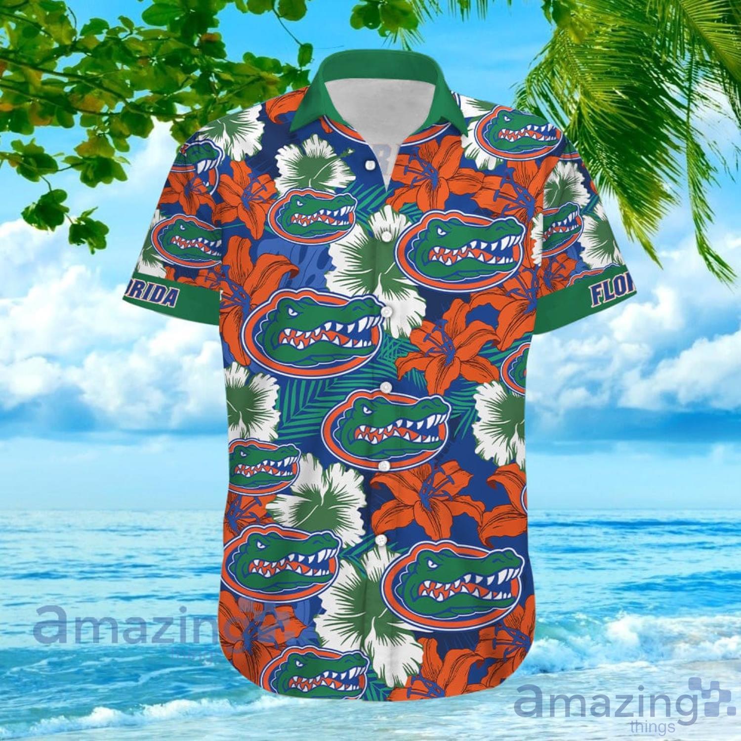 Miami Dolphins Button-Down Shirts Men's Casual Hawaiian T