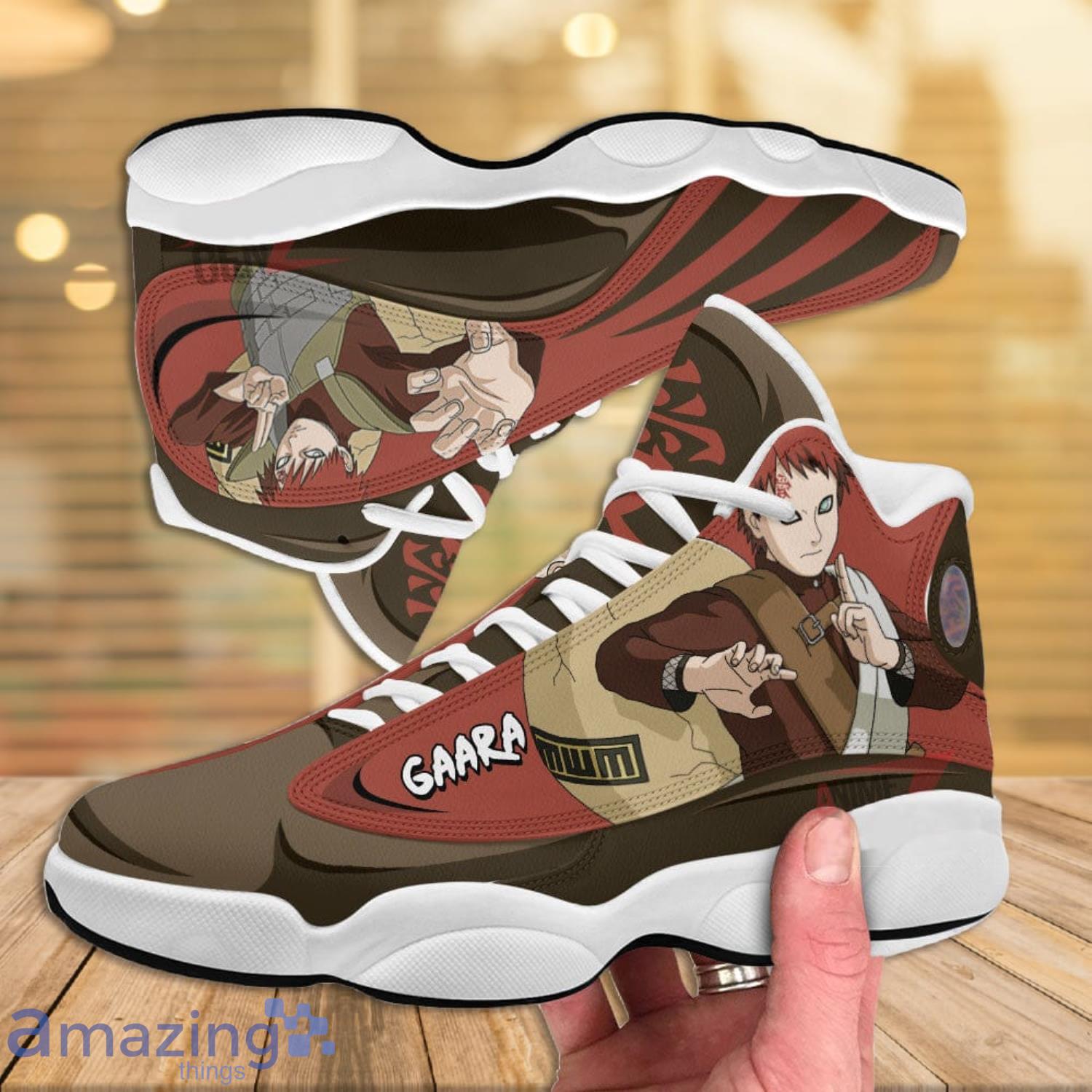 Gaara Naruto Anime Air Jordan 13 Sneakers Anime Shoes Gift For Fans image Gaara Naruto Anime Air Jordan 13 Sneakers Anime Shoes Gift For Fans Product Photo 3
