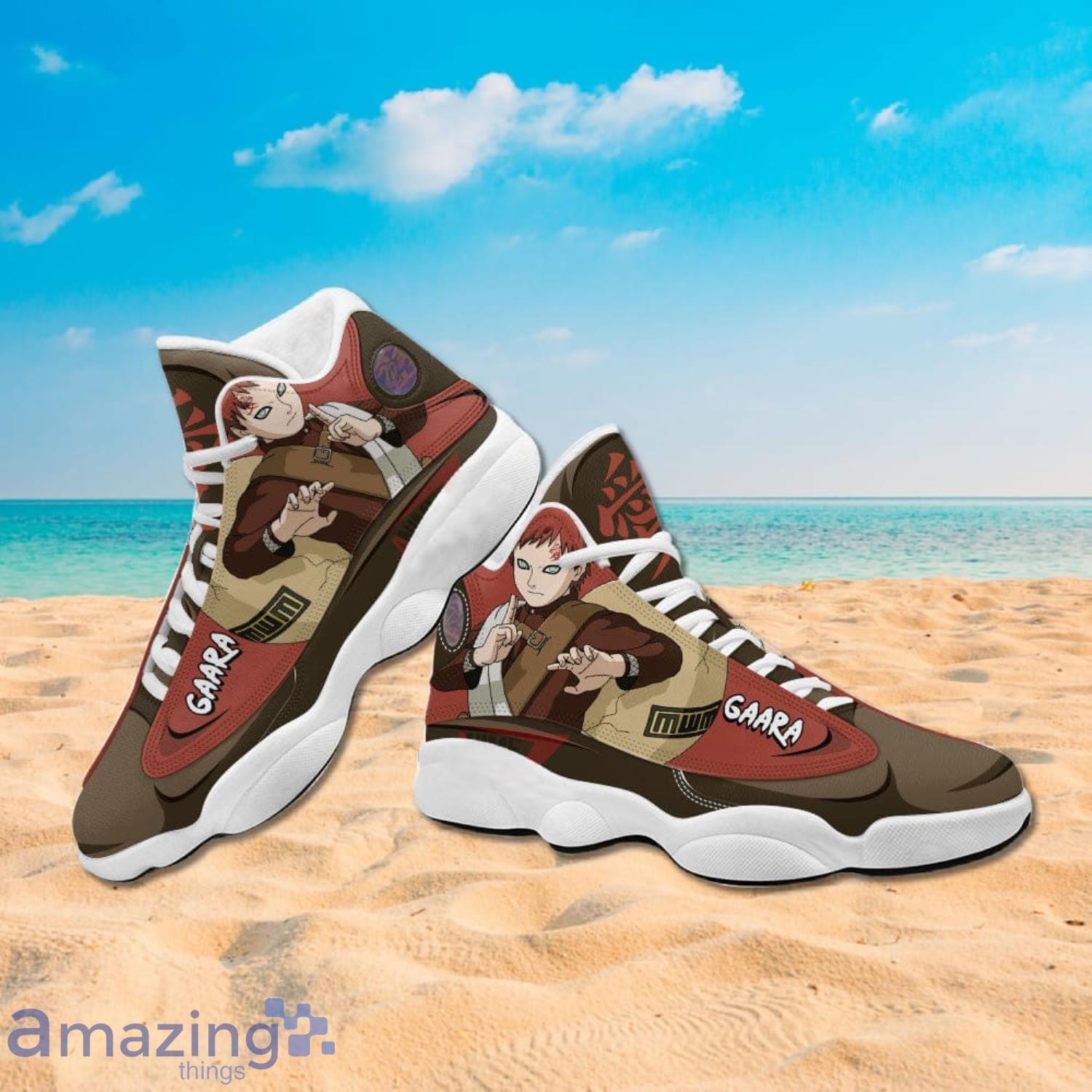 Gaara Naruto Anime Air Jordan 13 Sneakers Anime Shoes Gift For Fans image Gaara Naruto Anime Air Jordan 13 Sneakers Anime Shoes Gift For Fans Product Photo 4