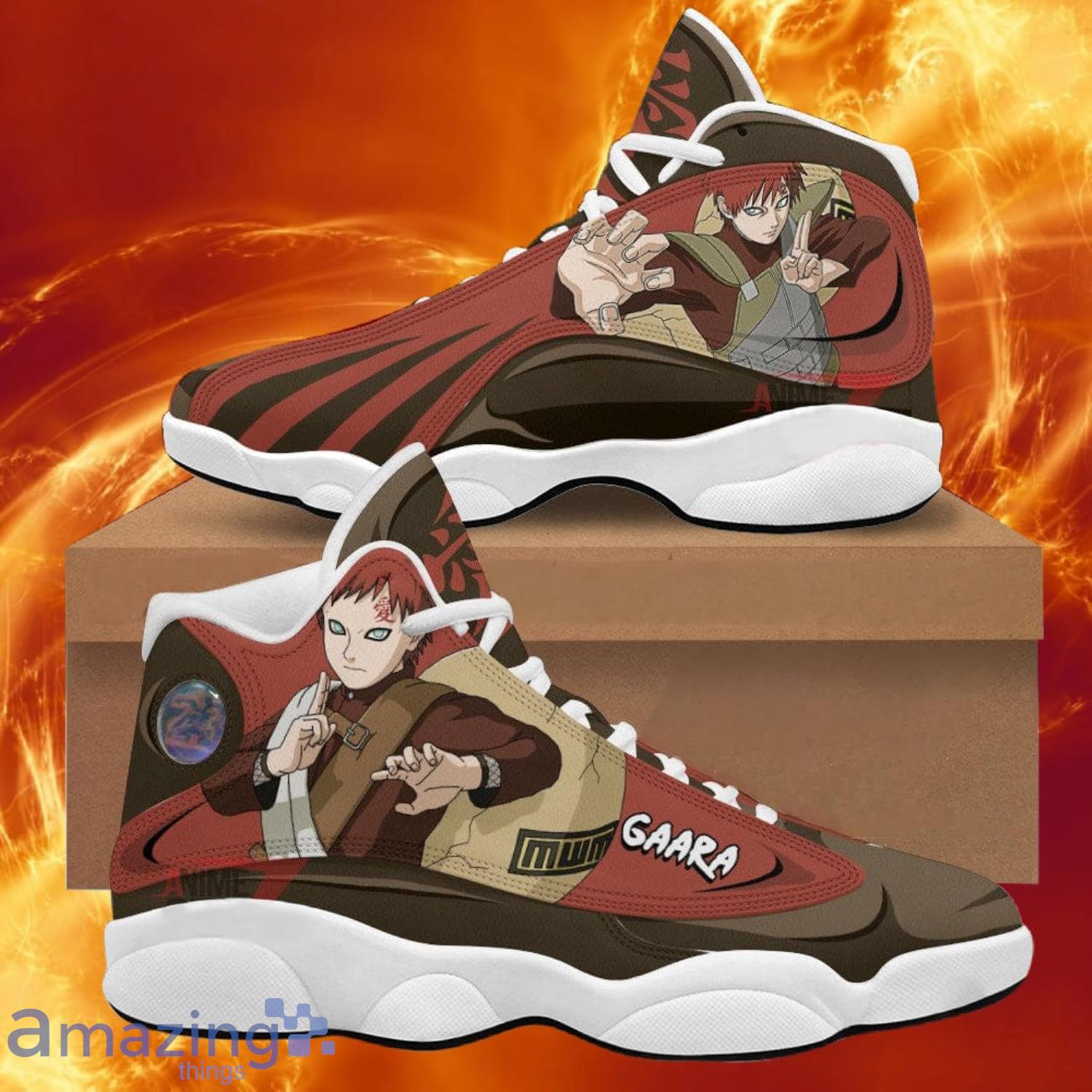 Gaara Naruto Anime Air Jordan 13 Sneakers Anime Shoes Gift For Fans Product Photo 1 Gaara Naruto Anime Air Jordan 13 Sneakers Anime Shoes Gift For Fans Product Photo 1