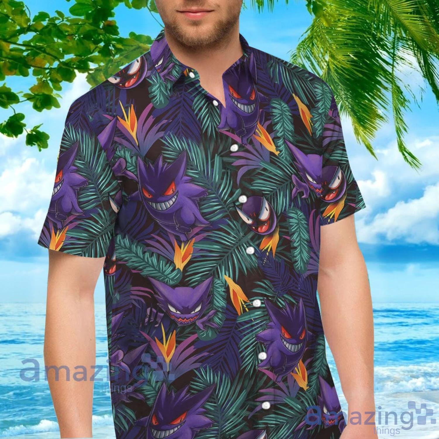 Gengar Pokemon Hawaiian Shirt - CFM Store