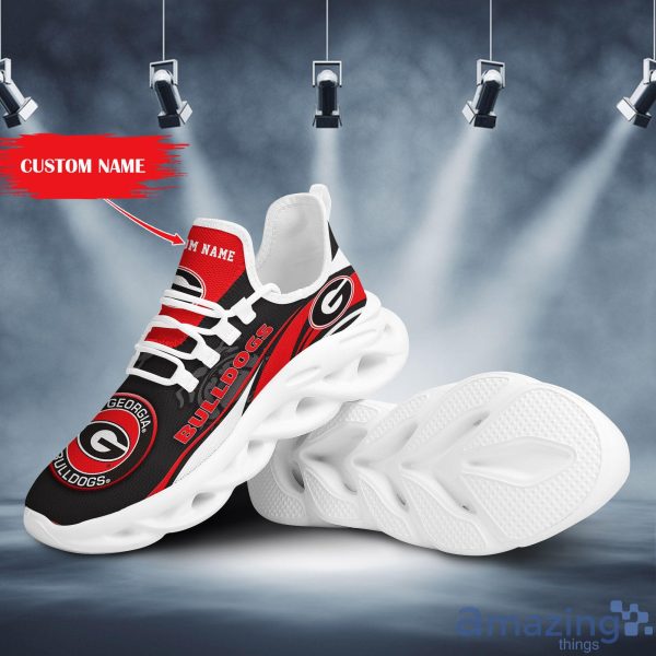 Georgia Bulldogs Mascot Custom Name Max Soul Sneakers Running Shoes