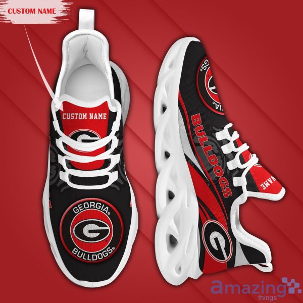 Georgia Bulldogs Mascot Custom Name Max Soul Sneakers Running Shoes