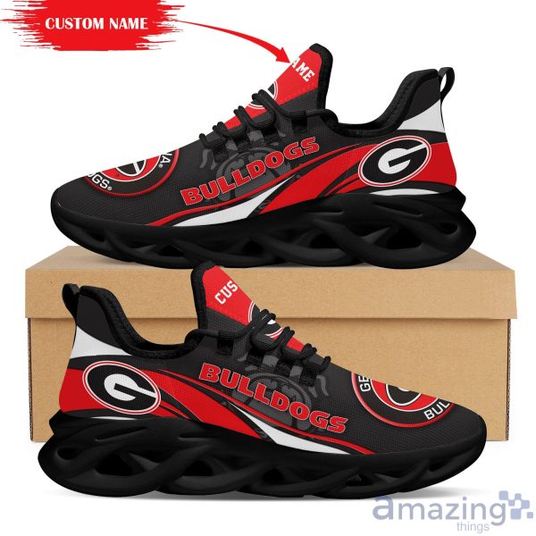 Georgia Bulldogs Mascot Custom Name Max Soul Sneakers Running Shoes