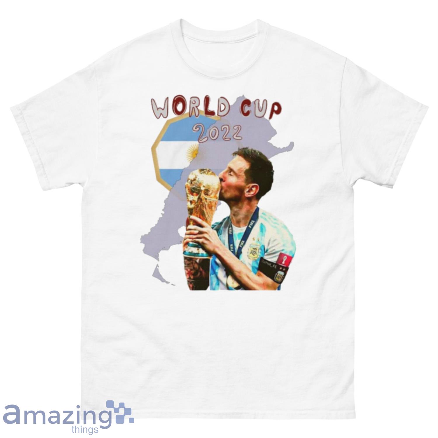 GOAT Lionel Messi FIFA World Cup 2022 Gift For Fans T-Shirt