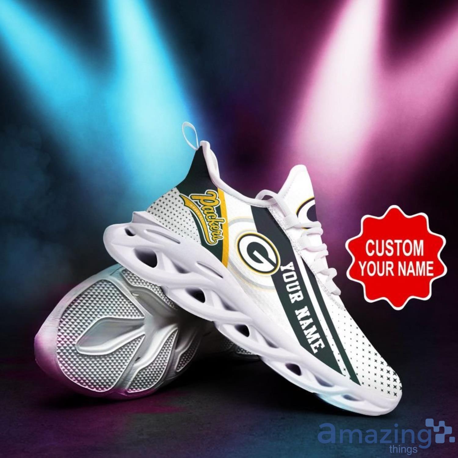 Green Bay Packers Cool Max Soul Sneaker Running Shoes Custom Name For Fans Product Photo 1