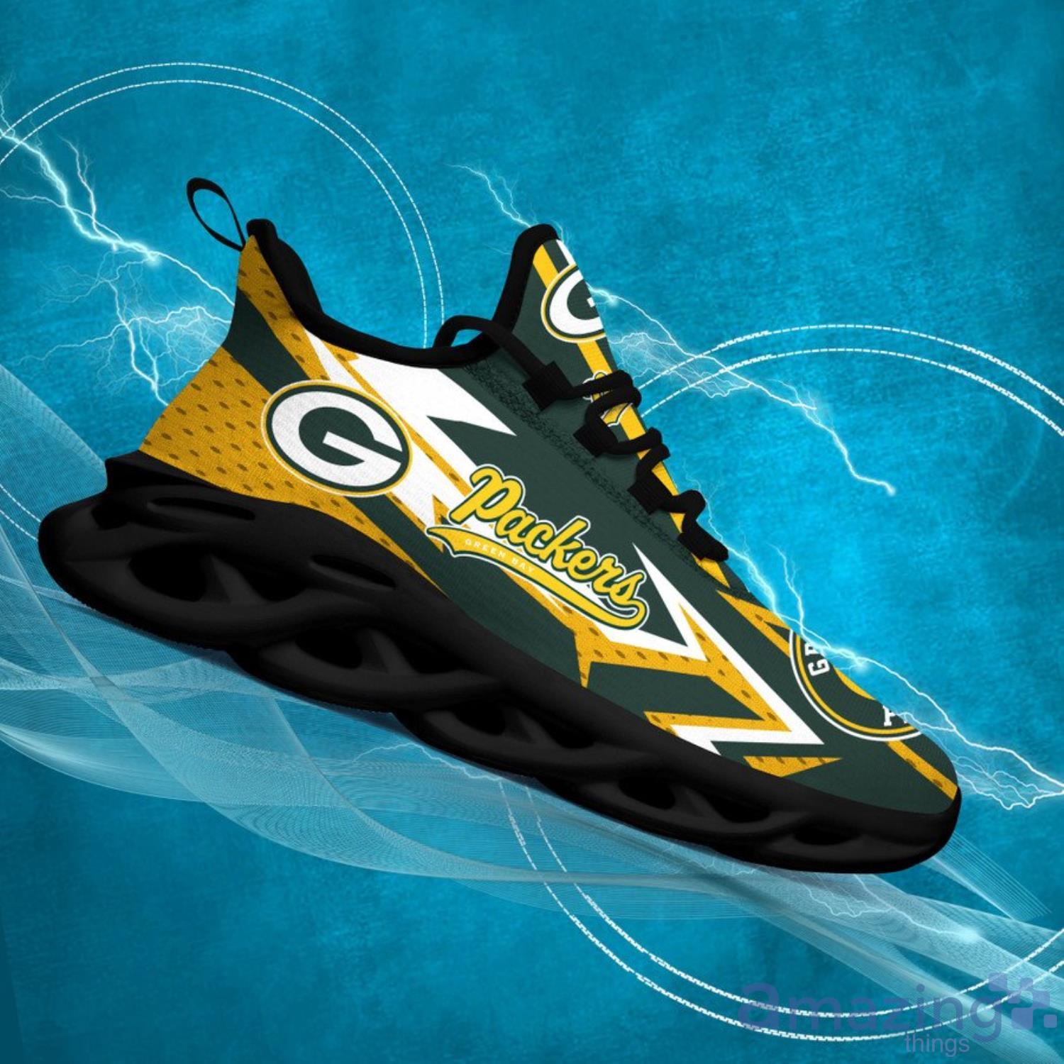 Green Bay Packer Team Max Soul Shoes Running Sneakers For Men Women