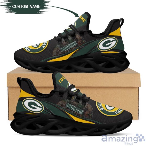 Green Bay Packers Mascot Custom Name Max Soul Sneakers Running Shoes