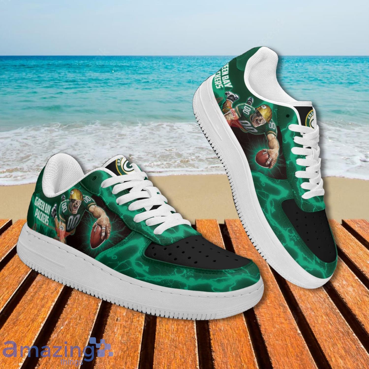 Green Bay Packers NFL Air Force Shoes Gift For Fans image Green Bay Packers NFL Air Force Shoes Gift For Fans Product Photo 3
