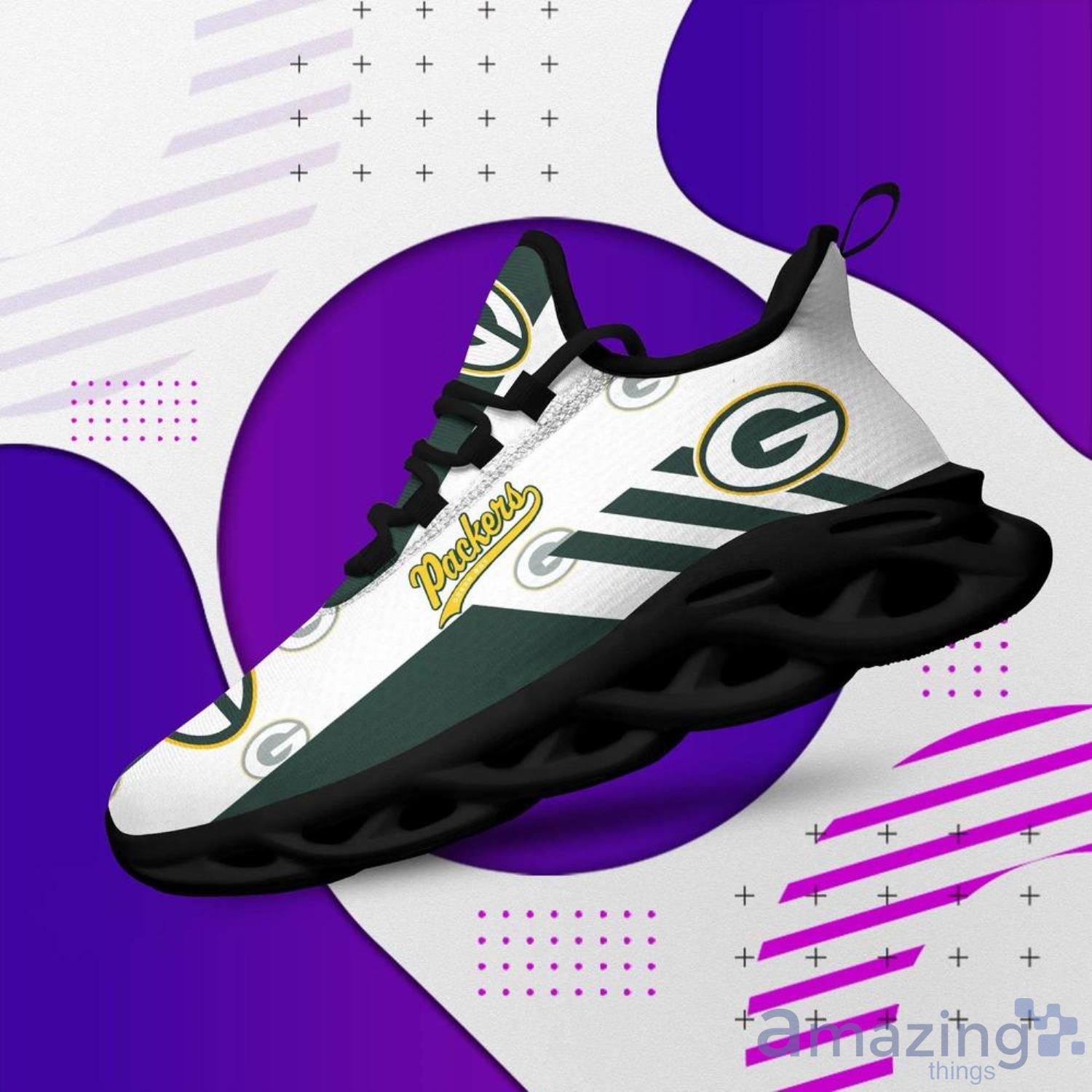 Green Bay Packers NFL Max Soul Shoes Custom Name Sneakers