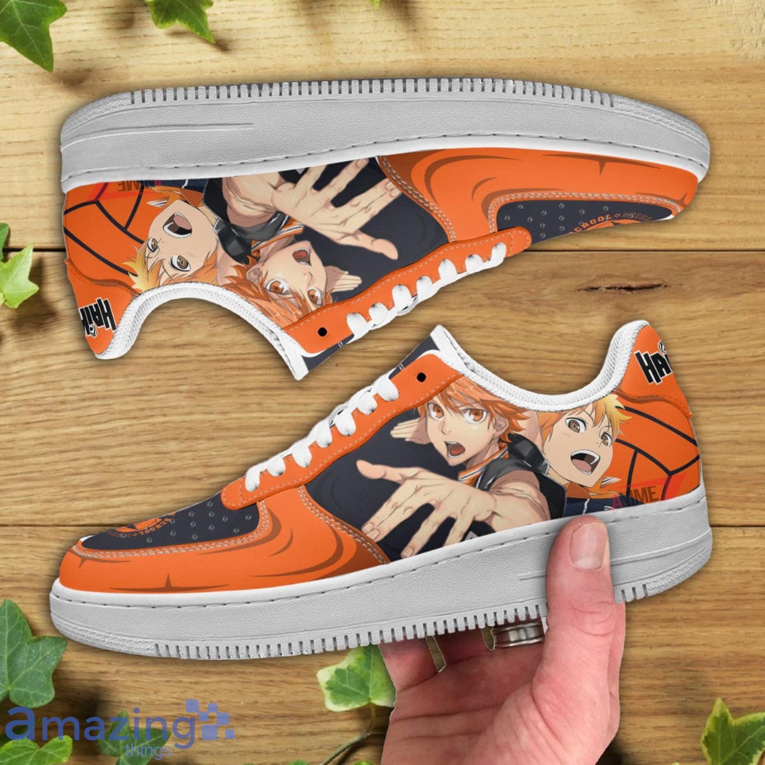 Haikyuu Hinata Shoyo Air Force Shoes Gift For Anime's Fans image Haikyuu Hinata Shoyo Air Force Shoes Gift For Anime's Fans