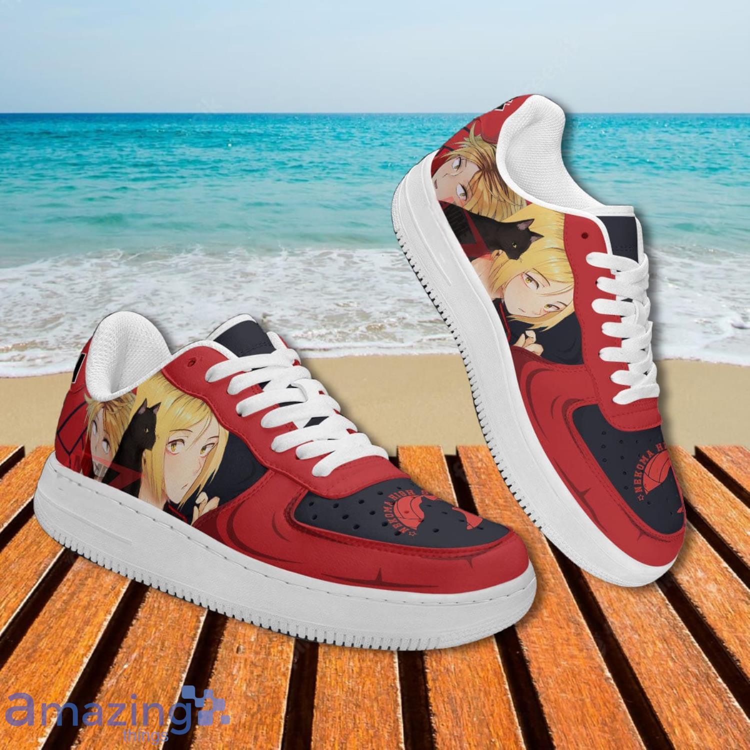 Haikyuu Kenma Kozume Red High Top Canvas Shoes Gift For Fans