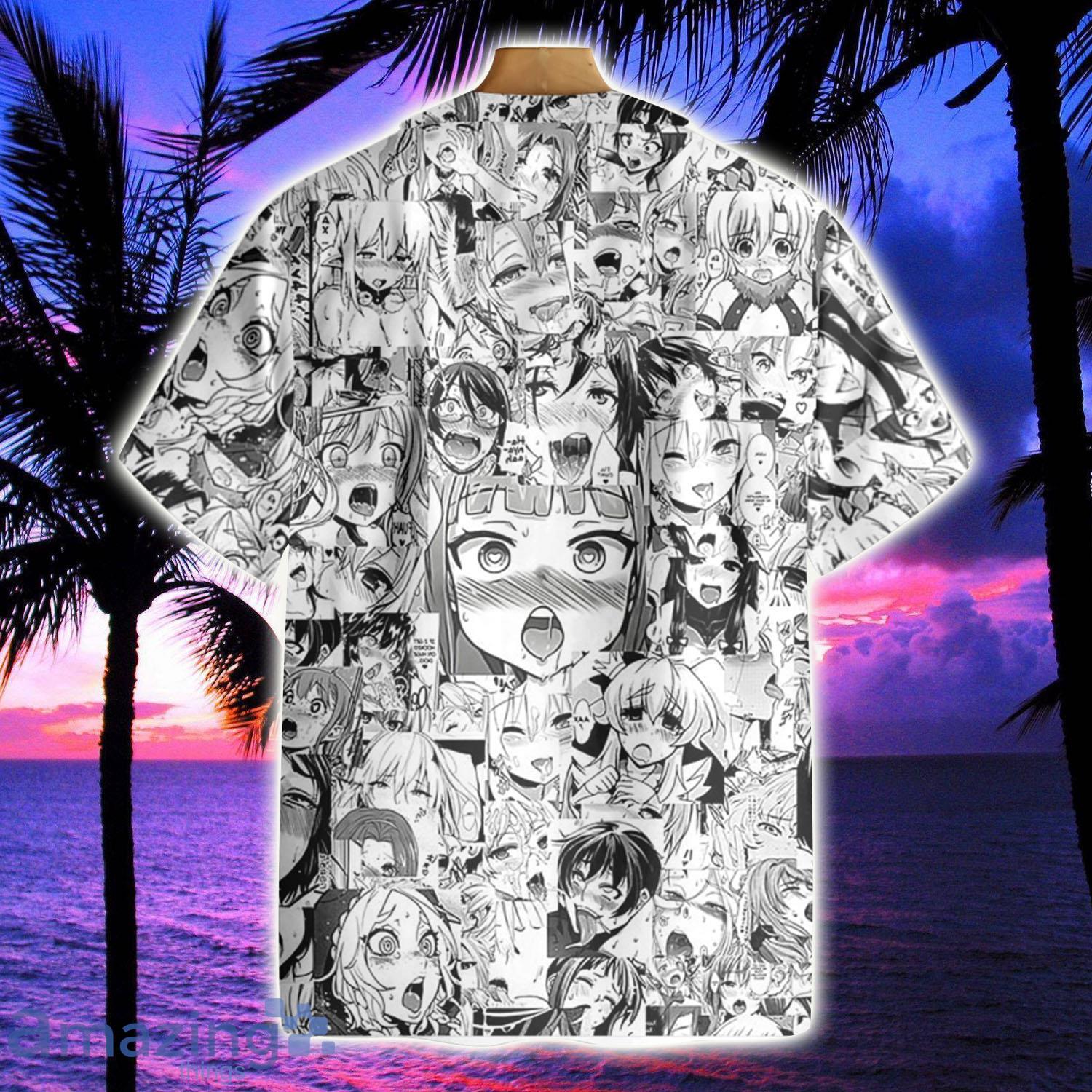 Hot Chick Anime Hawaiian Shirt - Hot Chick Anime Hawaiian Shirt Hot Chick Anime Hawaiian Shirt - Hot Chick Anime Hawaiian Shirt