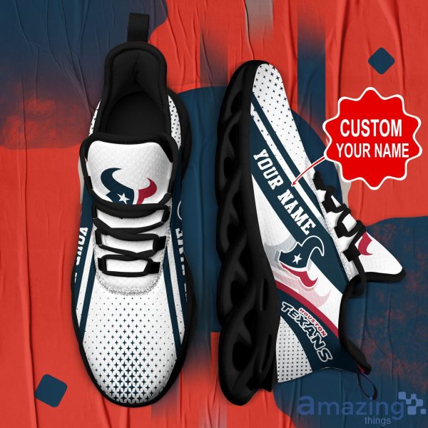 Houston Texans Custom Name Max Soul Shoes Running Shoes For Fans