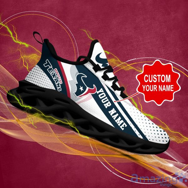 Houston Texans Custom Name Max Soul Shoes Running Shoes For Fans