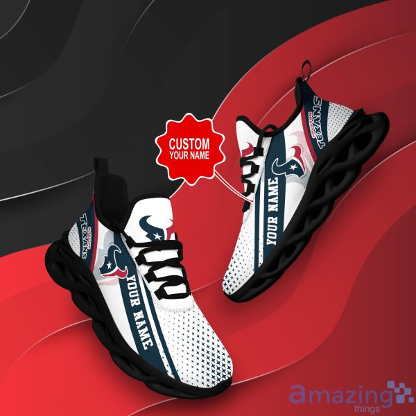 Houston Texans Custom Name Max Soul Shoes Running Shoes For Fans