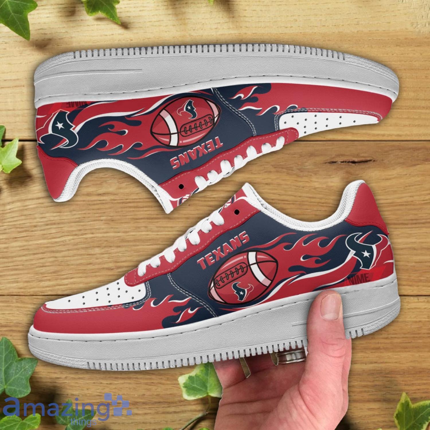 Houston Texans Personalized Air Force Shoes Best Gift Fans