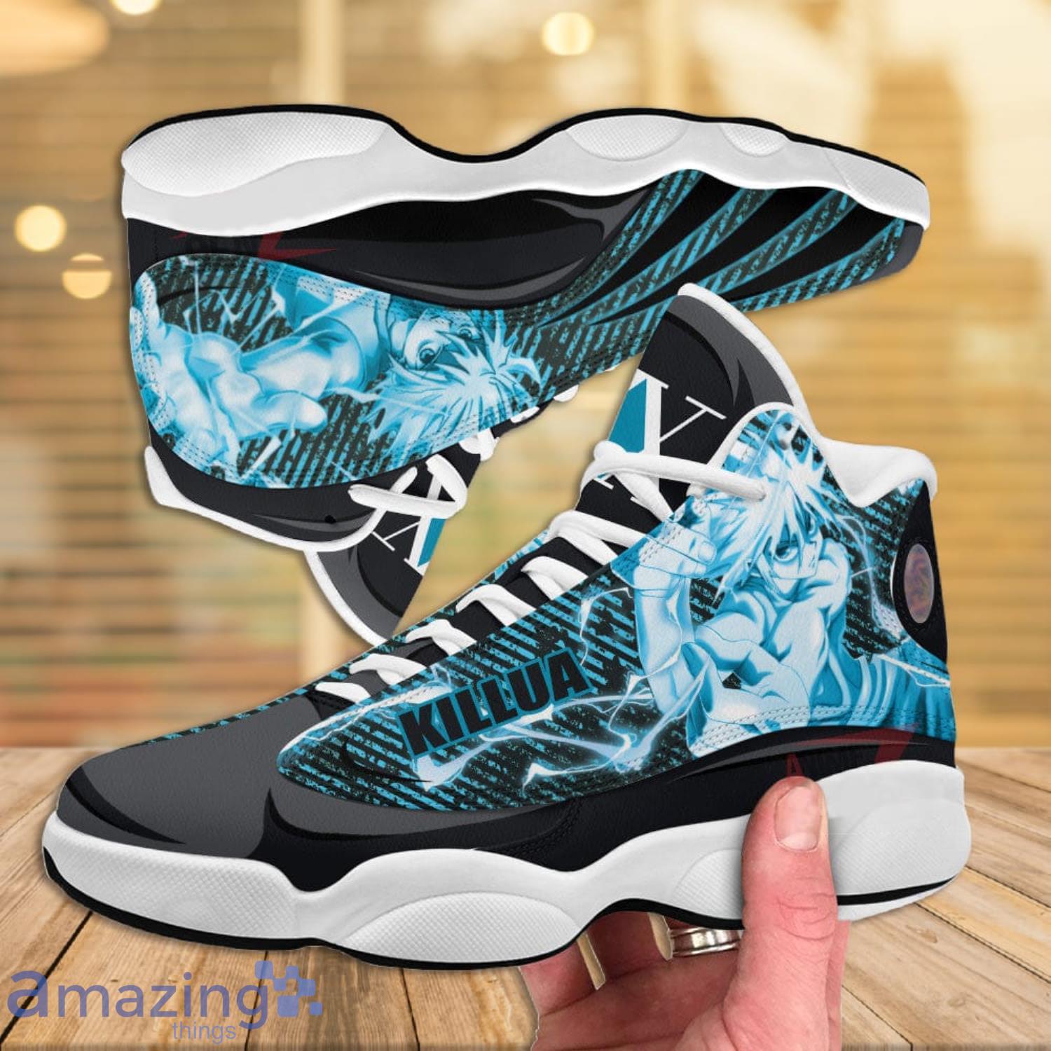 Killua Zoldyck Hunter x Hunter Custom Anime Skate Shoes For Anime Fans