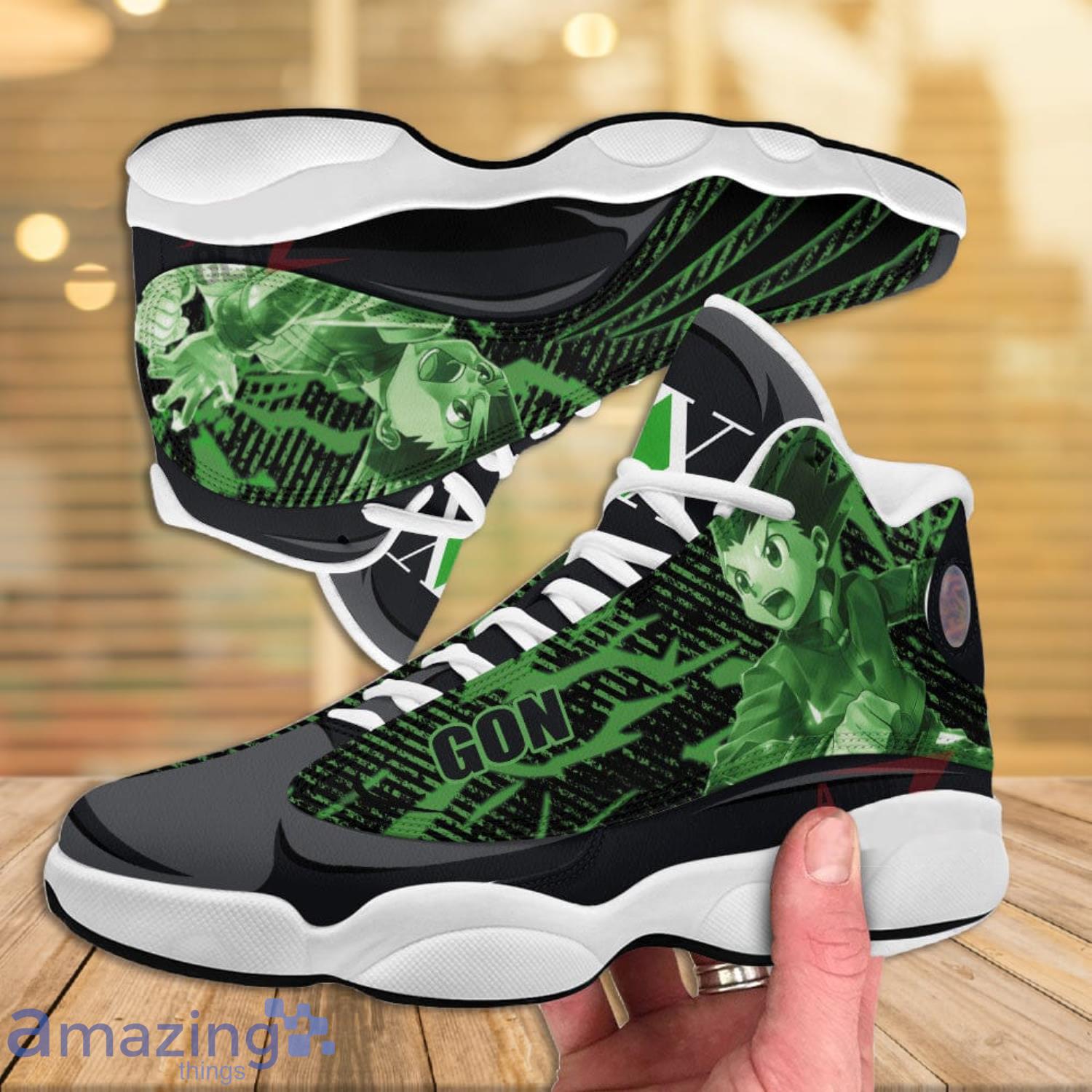 Hunter X Hunter Air Jordan 13 Sneakers Custom Gon Freecss Anime Shoes