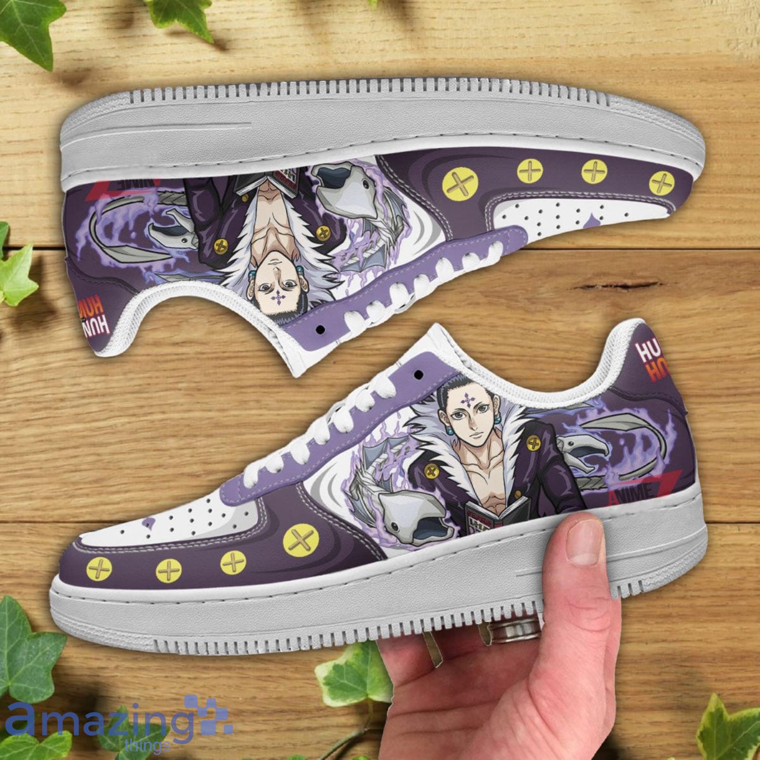 Hunter X Hunter Chrollo Lucilfer Air Force Shoes Gift For Anime's Fans image Hunter X Hunter Chrollo Lucilfer Air Force Shoes Gift For Animes Fans Product Photo 2