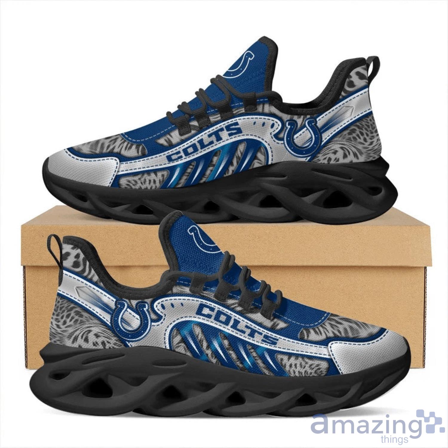 NFL Indianapolis Colts Max Soul Clunky Sneaker Shoes 060821 - USALast