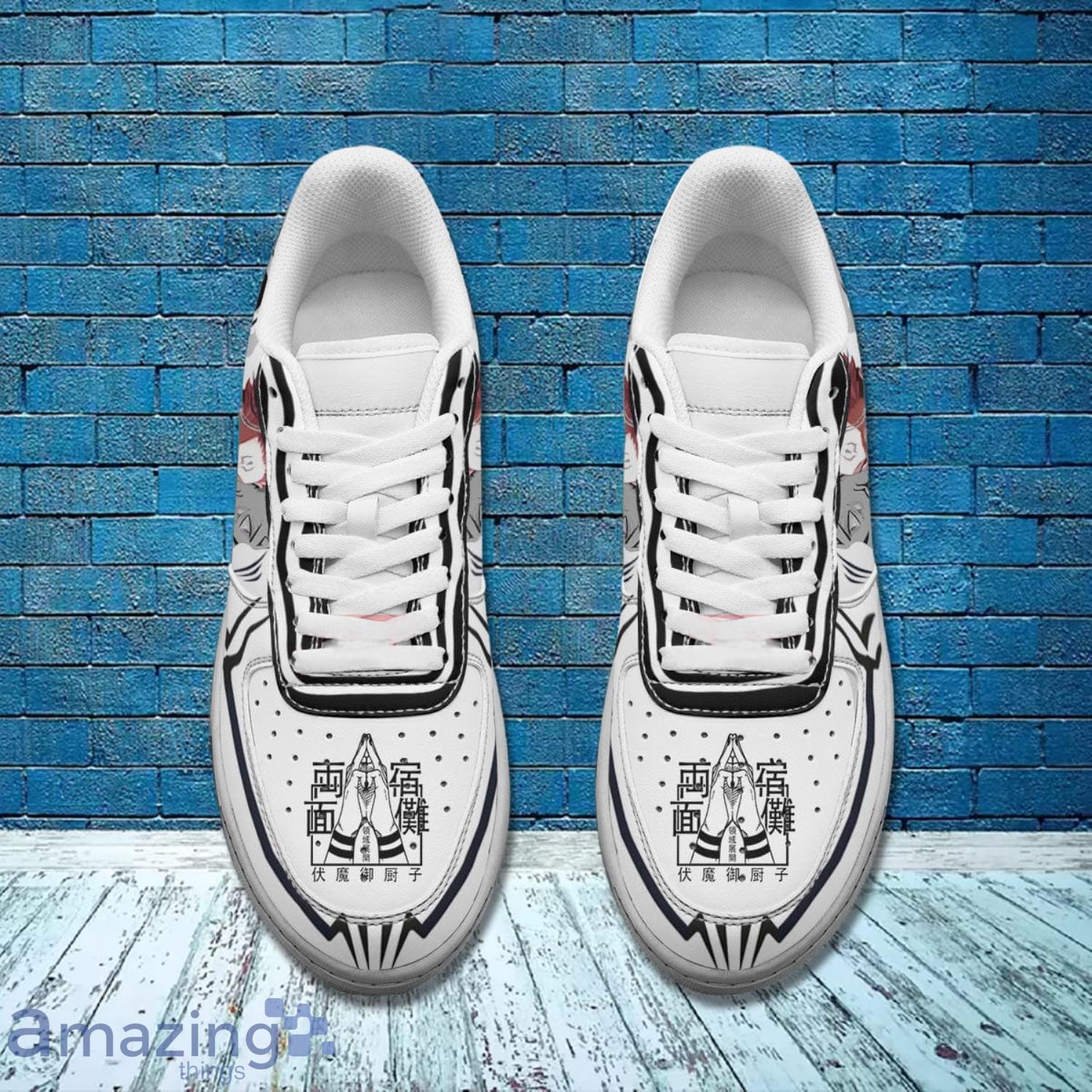 Jujutsu Kaisen Sukuna Air Force Shoes Gift For Anime's Fans image Jujutsu Kaisen Sukuna Air Force Shoes Gift For Animes Fans Product Photo 4