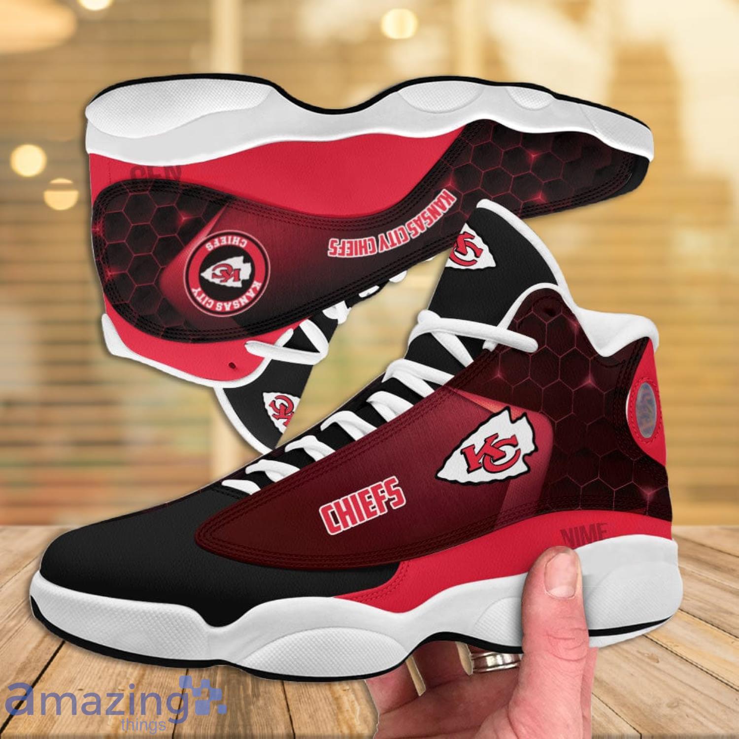 Kansas City Chiefs Air Jordan 13 Sneakers Nfl Custom Sport Shoes