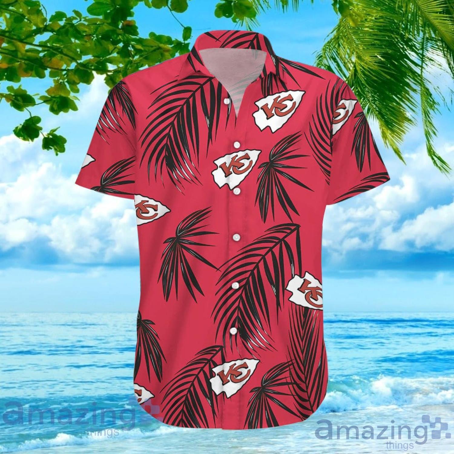 Kansas City Chiefs Flower Short Sleeve Hawaiian Shirt For Men And Women