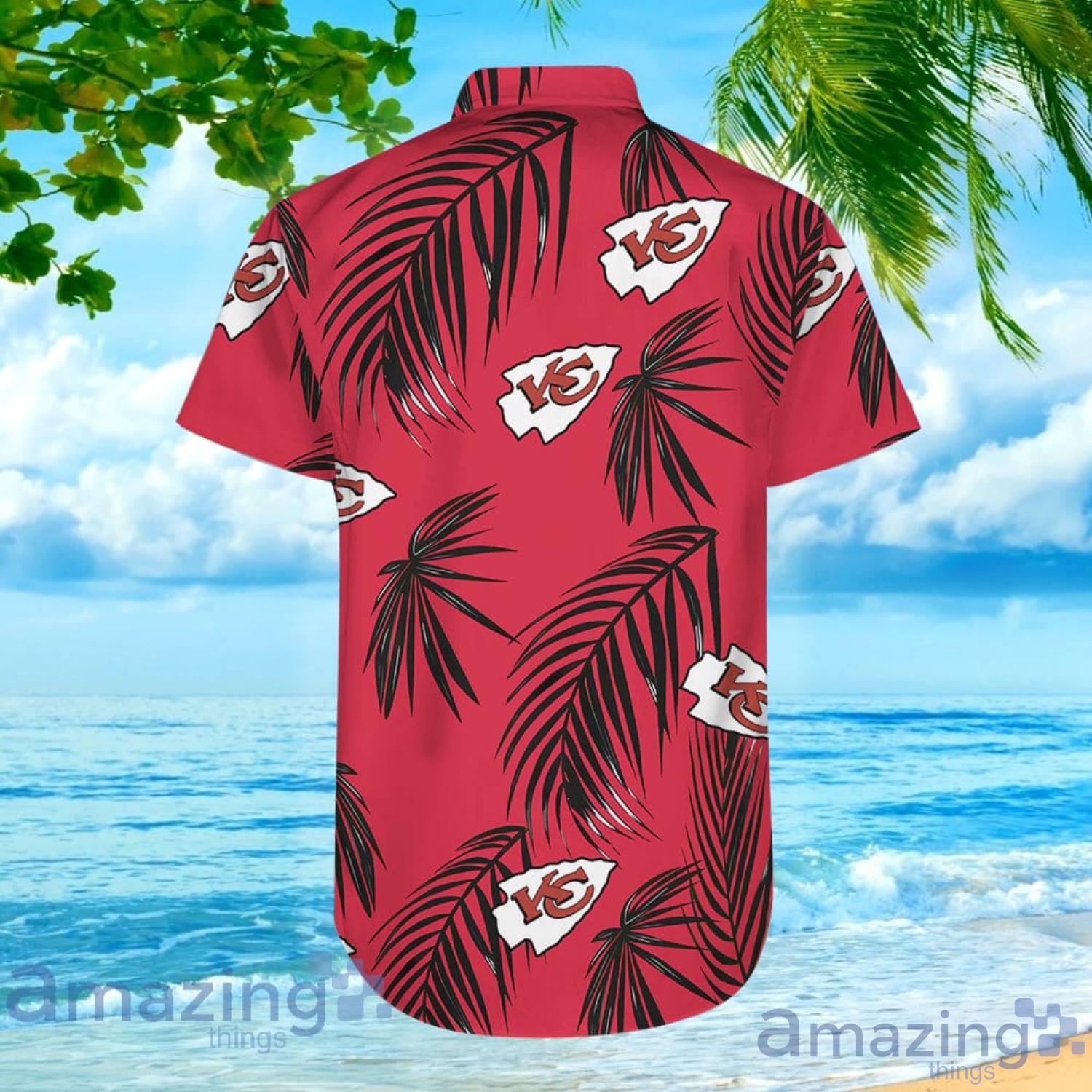 Kansas City Chiefs Flower Short Sleeve Hawaiian Shirt For Men And Women