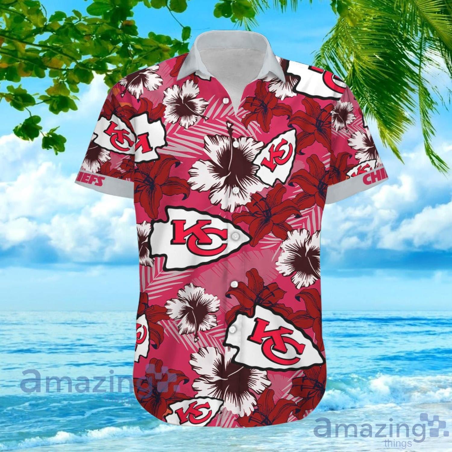 Kansas City Chiefs Tropical Flower Hawaiian Shirt For Men And Women