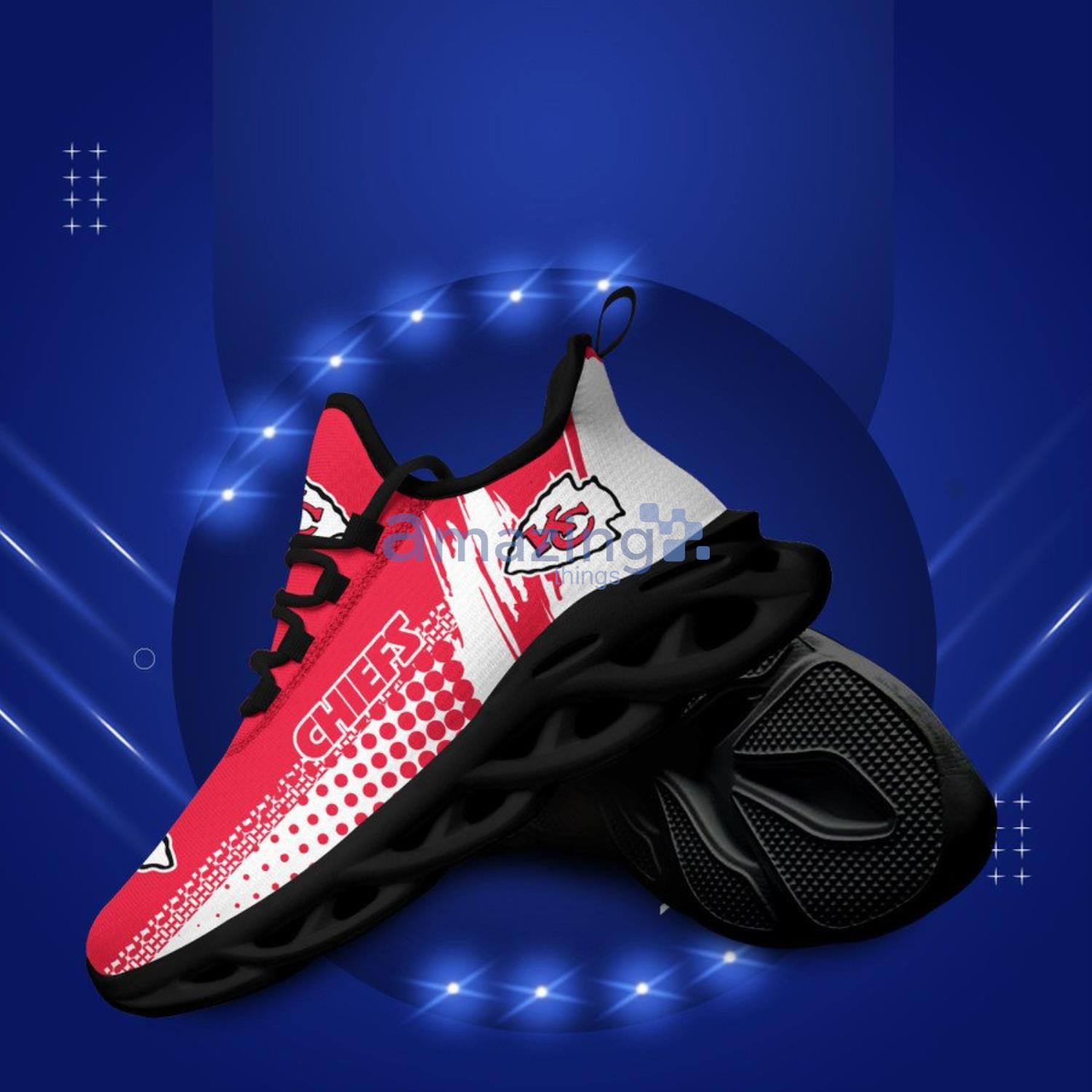 Kansas City Chiefs Ultra Cool Red Max Soul Shoes For Men And Women