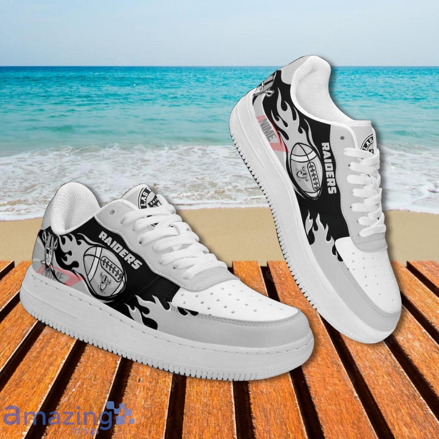 Las Vegas Raiders NFL Air Force Shoes Gift For Fans image Las Vegas Raiders NFL Air Force Shoes Gift For Fans Product Photo 3