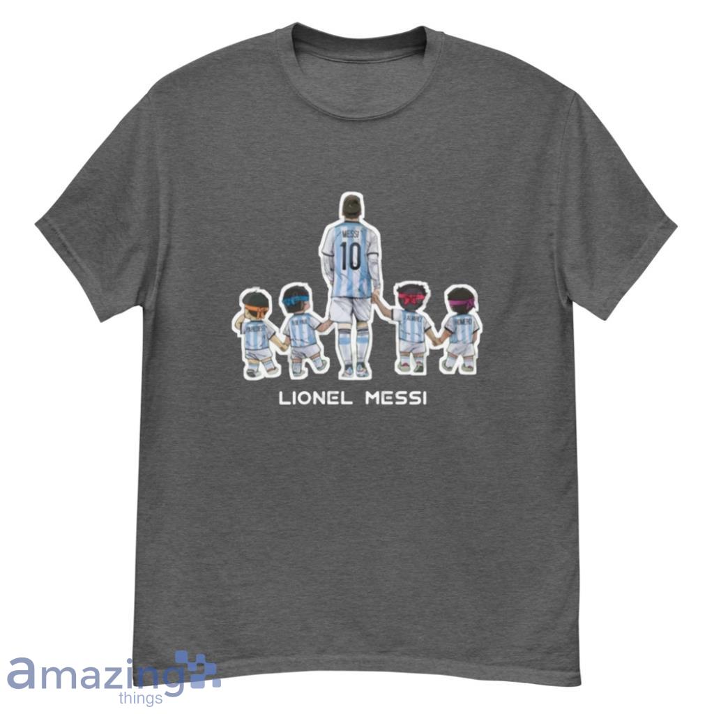Lionel Messi And children T-Shirt - G500 Men’s Classic T-Shirt-1