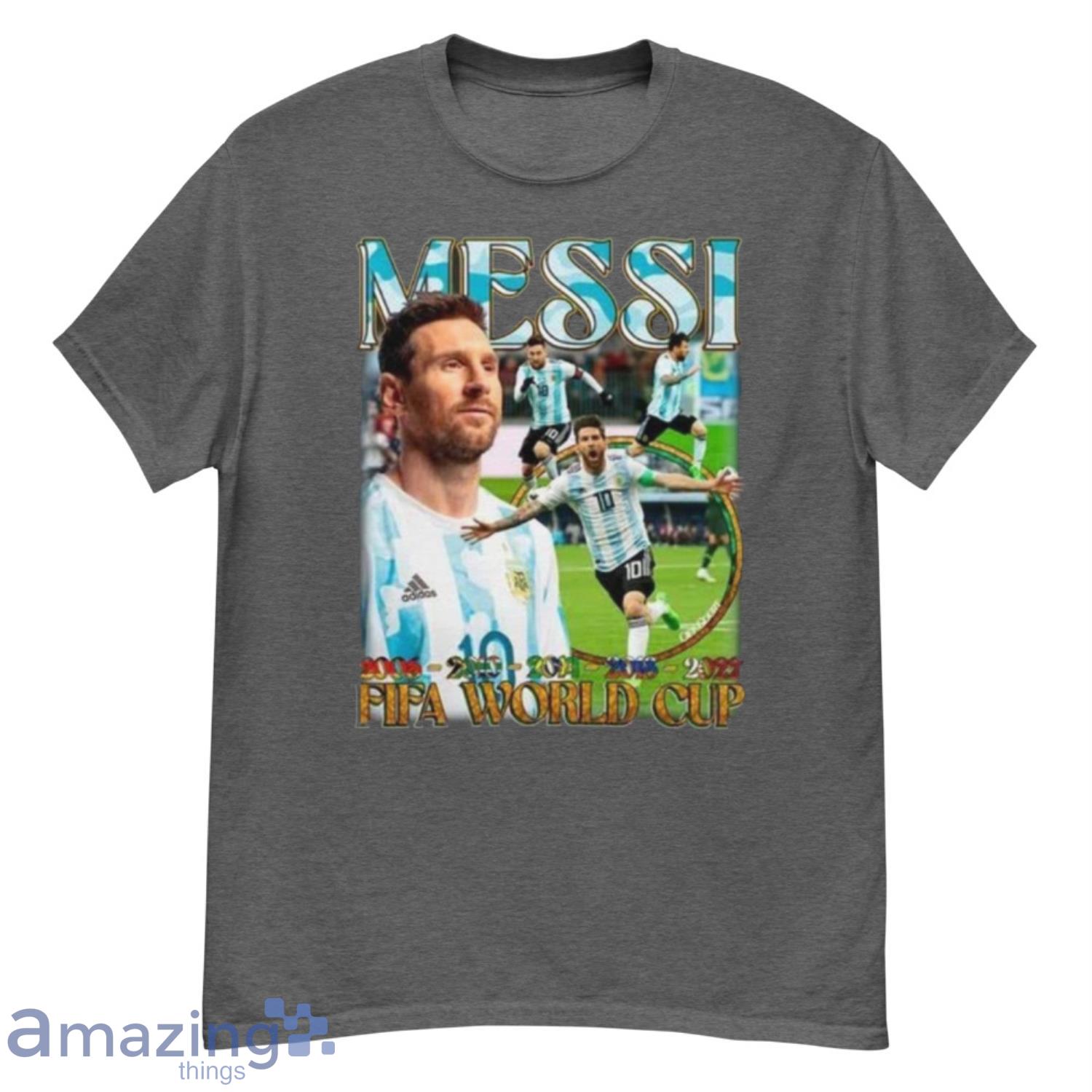 Lionel Messi And FIFA World Cup T-Shirt Product Photo 1