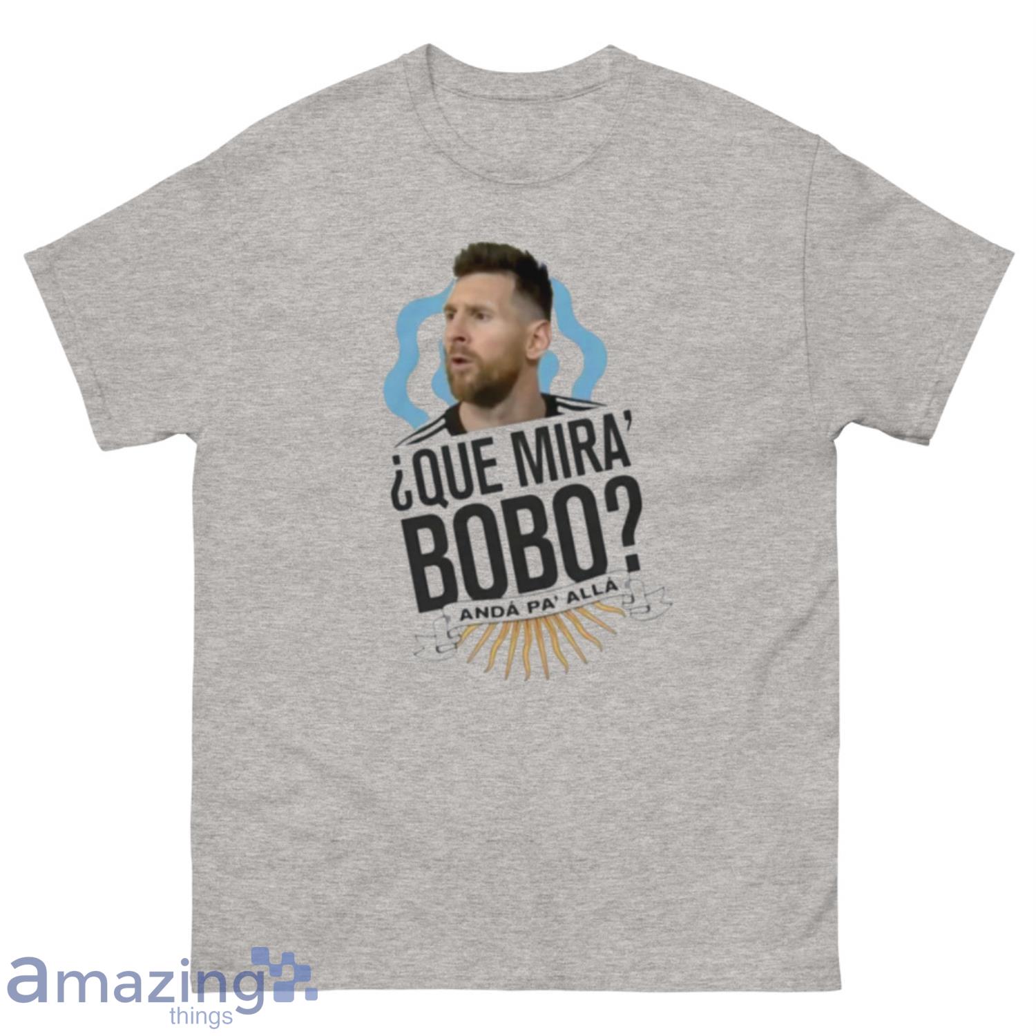 Lionel Messi Angry Que Mira Bobo Gildan T-Shirt Product Photo 1