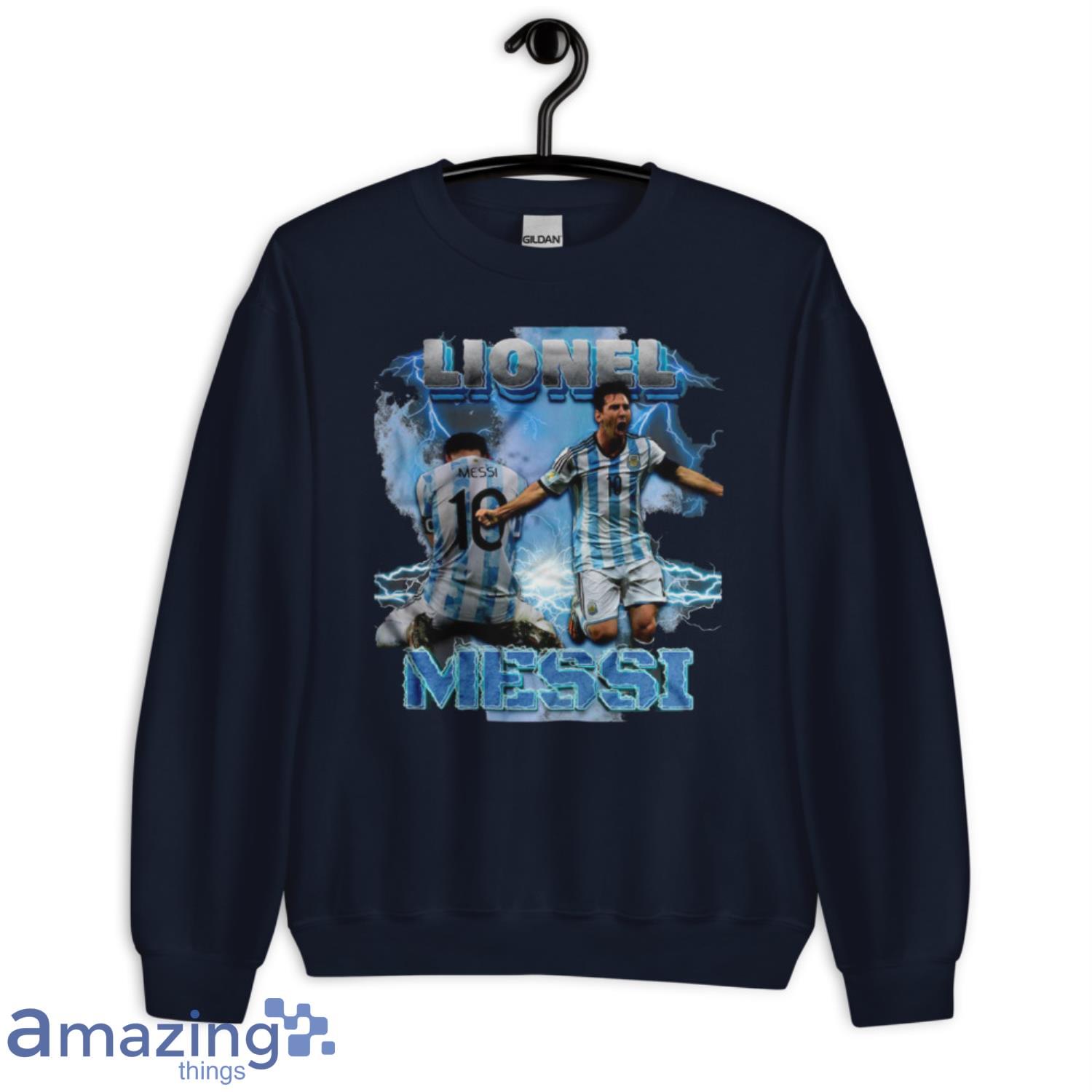 Lionel Messi Argentina Win World Cup 2022 Vintage T Shirt image Lionel Messi Argentina Win World Cup 2022 Vintage T-Shirt Product Photo 5