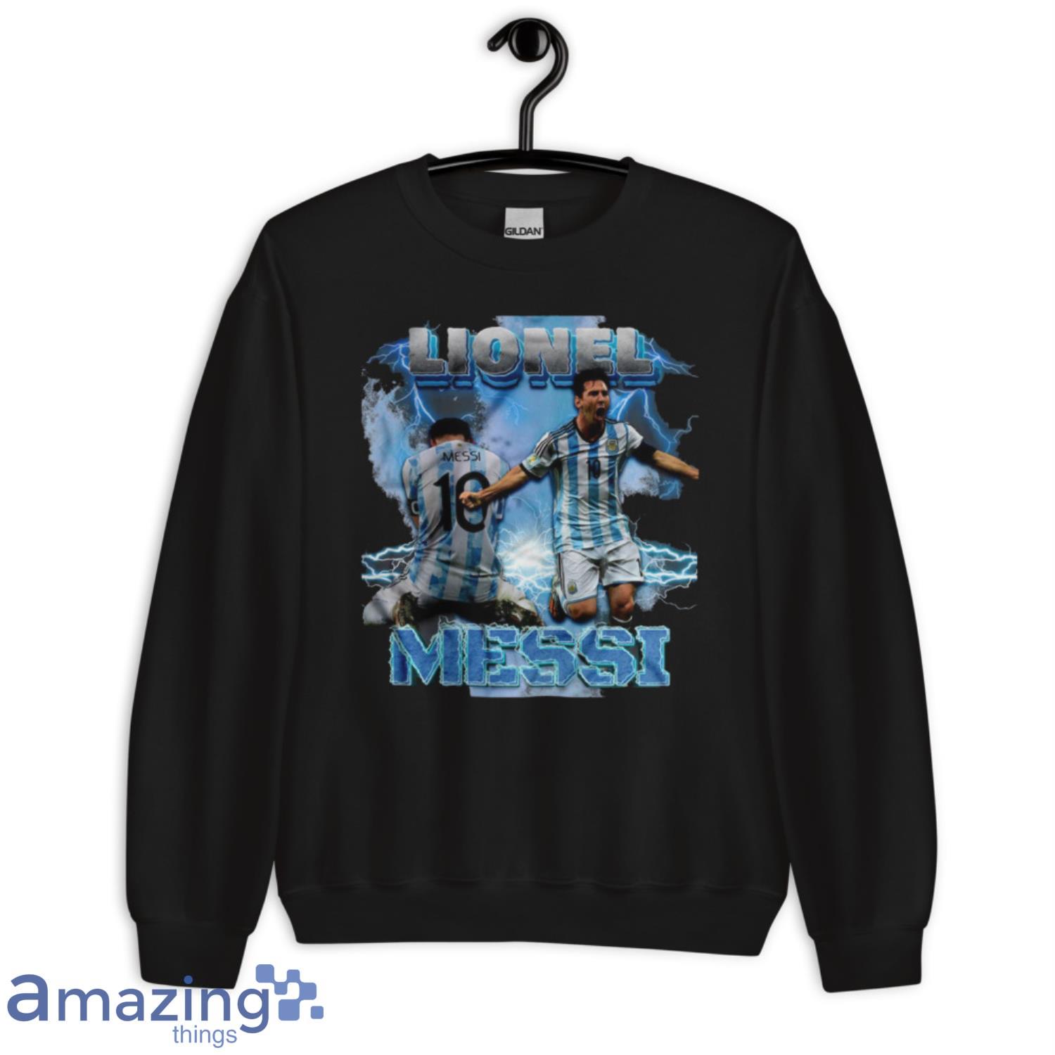 Lionel Messi Argentina Win World Cup 2022 Vintage T Shirt image Lionel Messi Argentina Win World Cup 2022 Vintage T-Shirt Product Photo 6