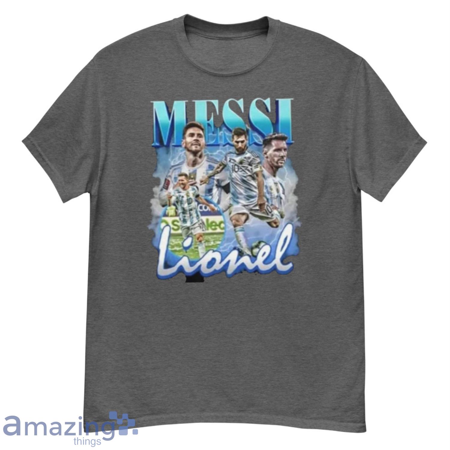 Lionel Messi GOAT World Cup 2022 Gift For Fans T-Shirt Product Photo 1