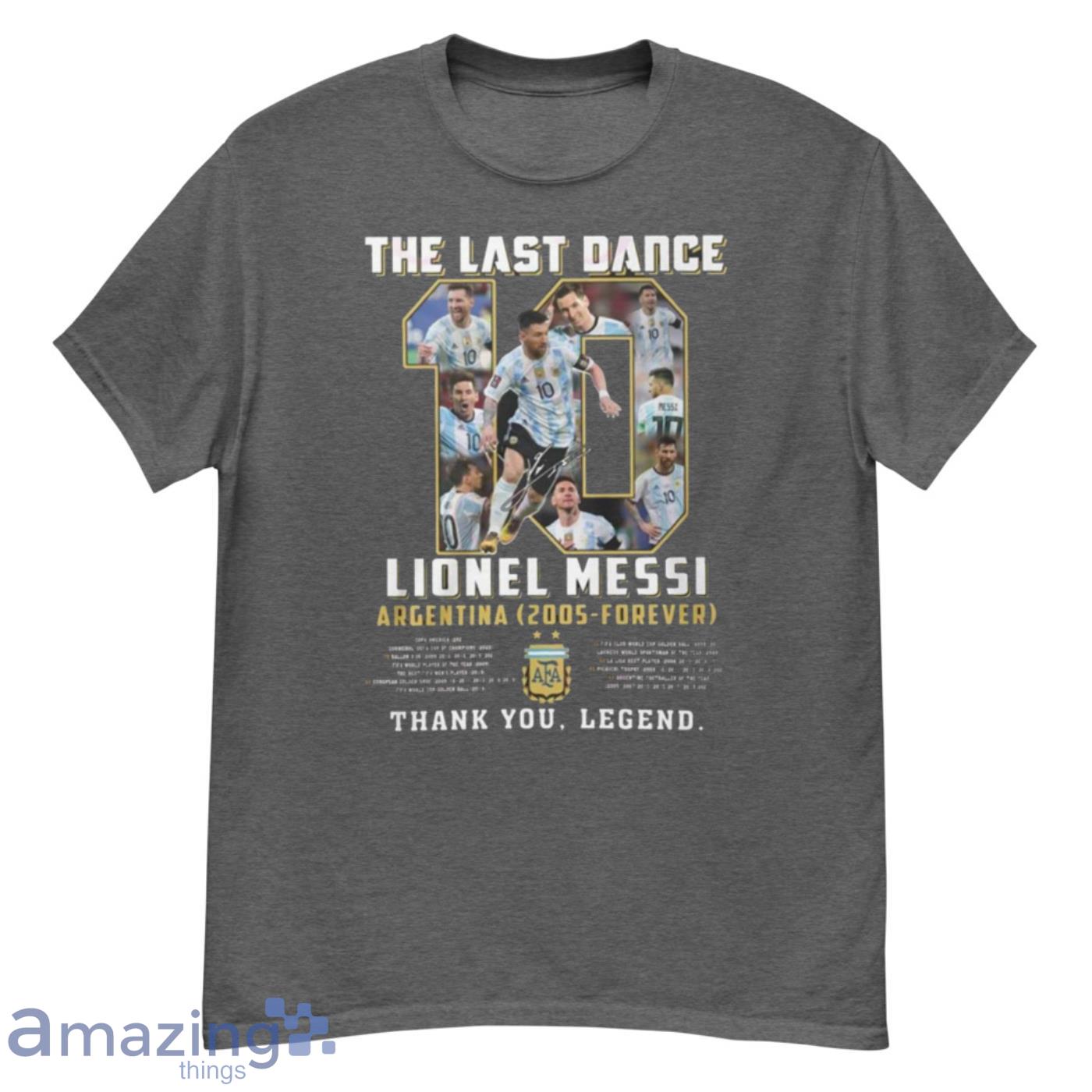 Lionel Messi The Last Dance World Cup 2022 Football Player T-Shirt Product Photo 1