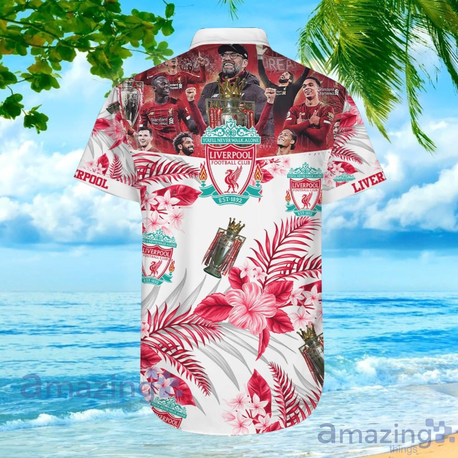 Liverpool fc hot sale hawaiian shirt