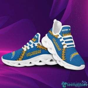 Los Angeles Chargers Max Soul Clunky Sneaker Shoes Custom Name