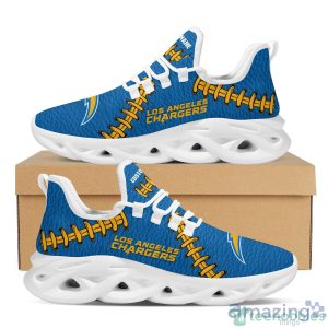 Los Angeles Chargers Max Soul Clunky Sneaker Shoes Custom Name