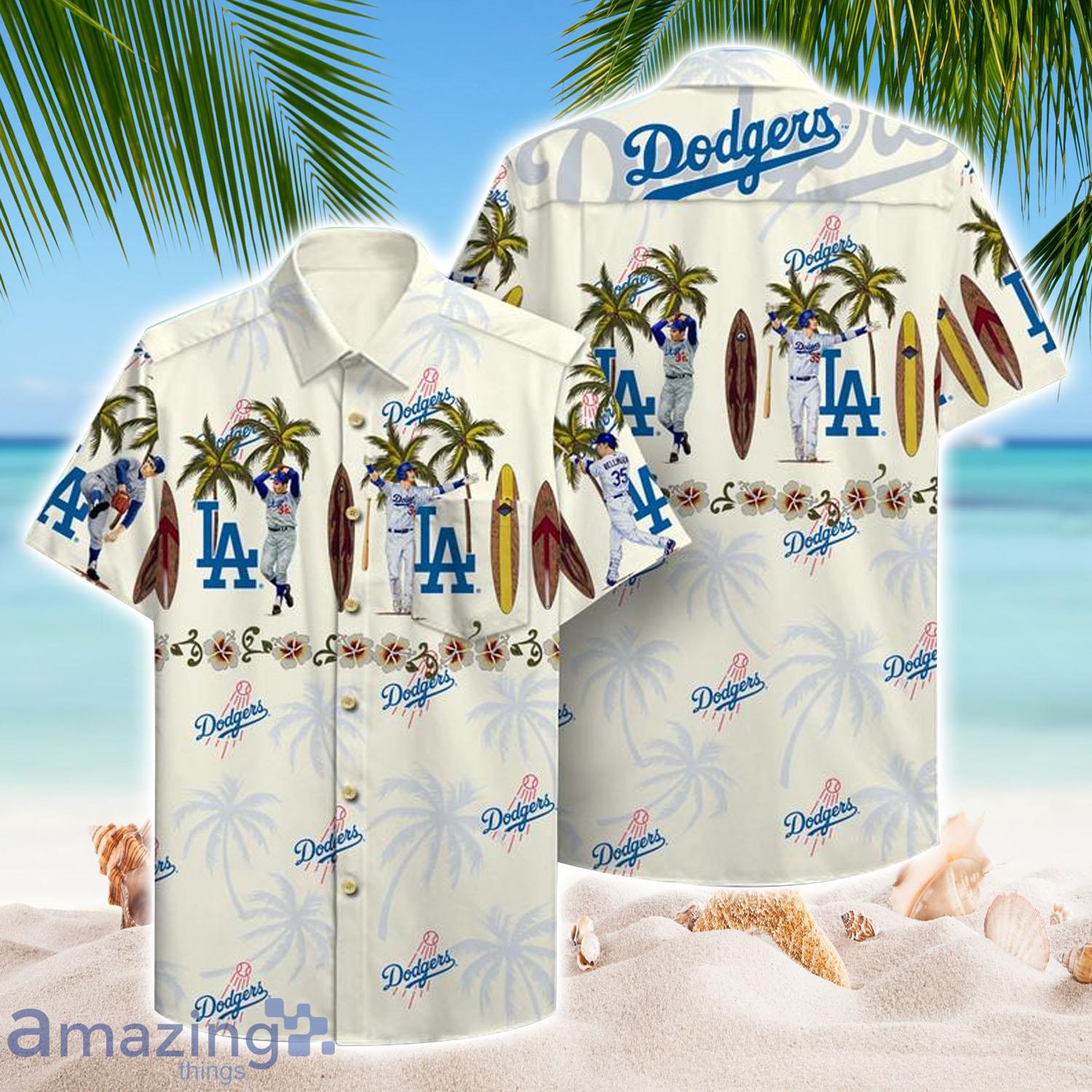 Los Angeles Dodgers Tropical Aloha Hawaiian Shirt For Men And Women