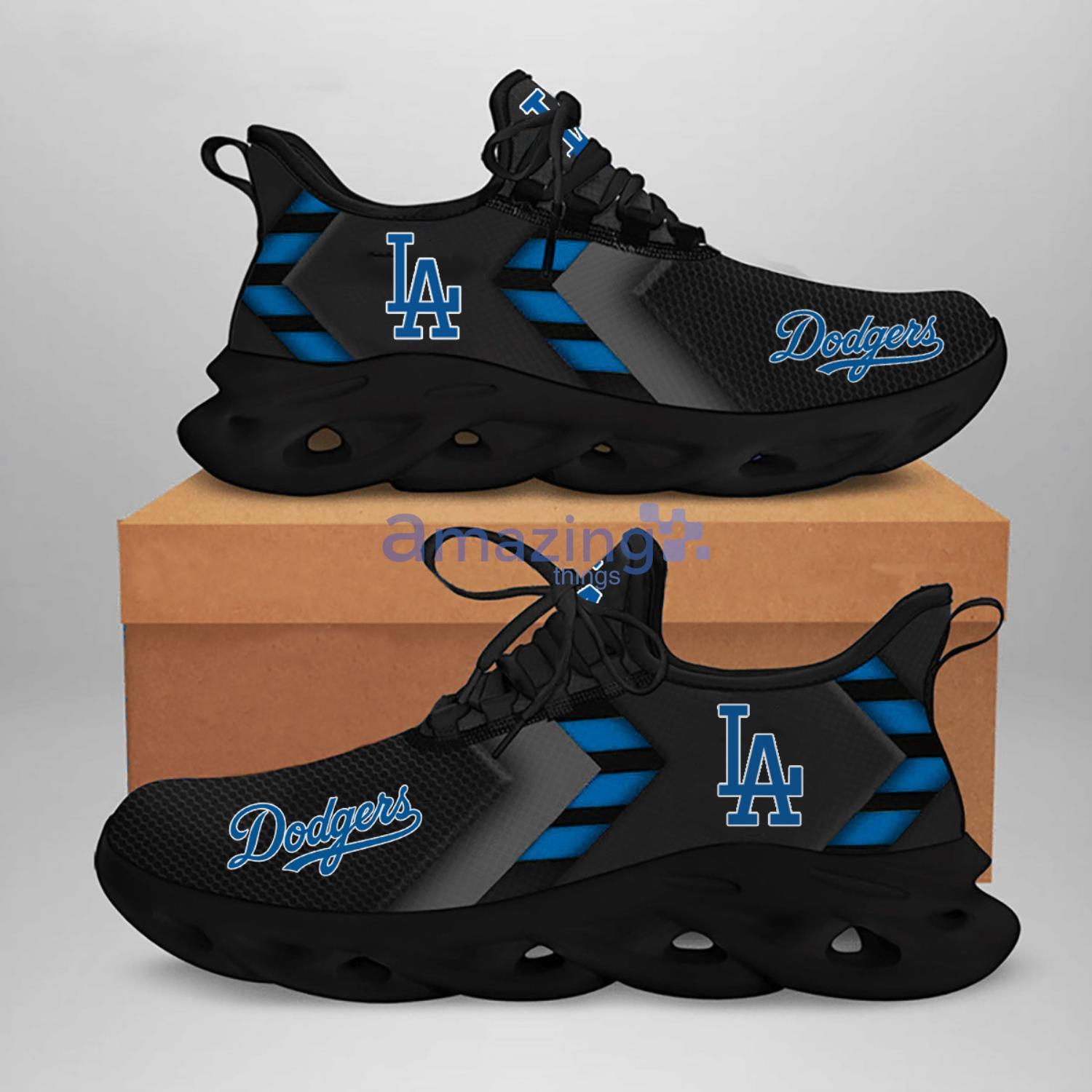 Los Angeles Dodgers Max Soul Sneaker Running Shoes For Fans