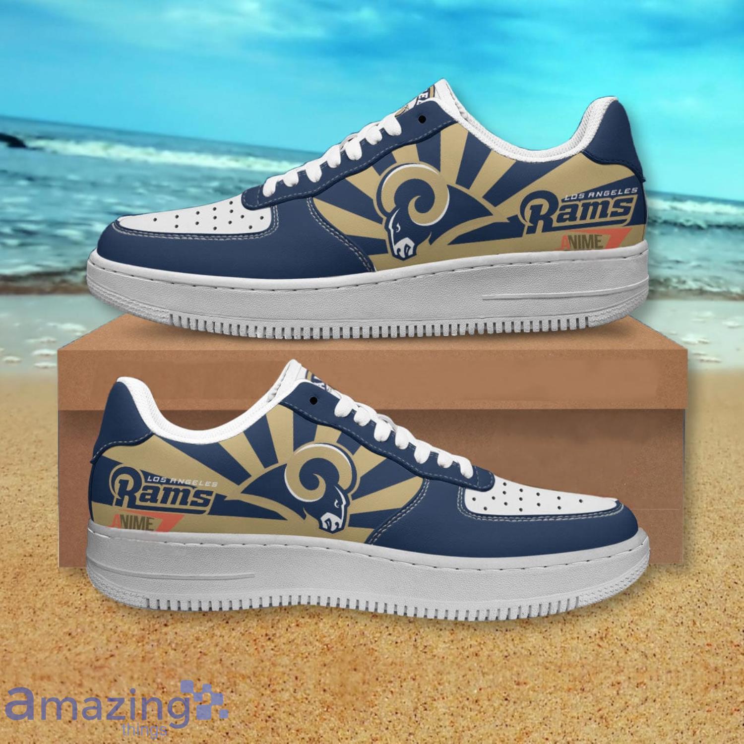 Los Angeles Rams NFL Navy Air Force Shoes Gift For Fans Product Photo 1 Los Angeles Rams NFL Navy Air Force Shoes Gift For Fans Product Photo 1