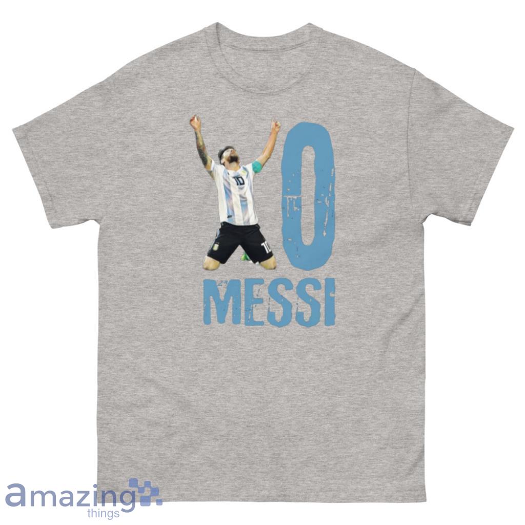 Messi 10 T-Shirt - 500 Men’s Classic Tee Gildan