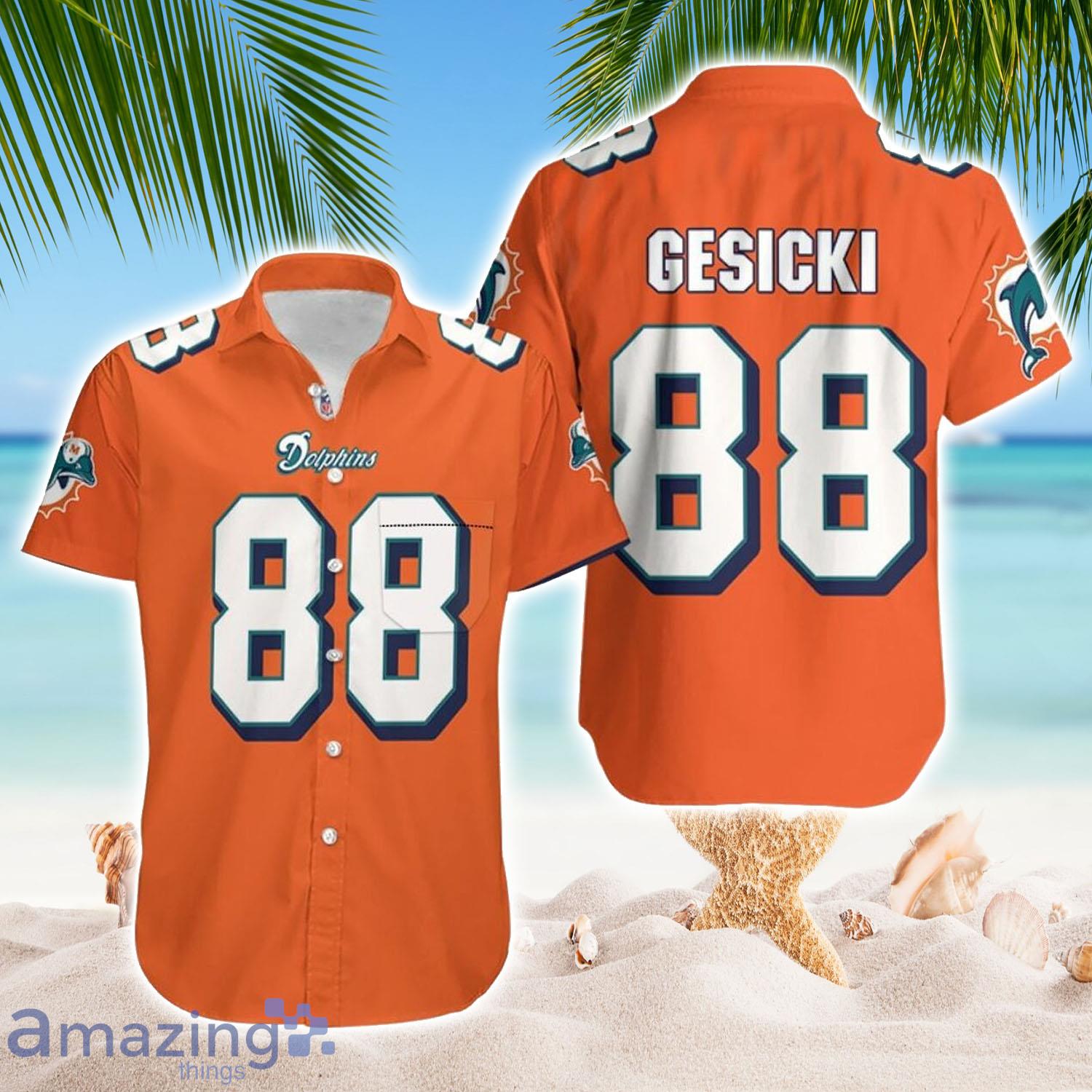 Miami Dolphins Mike Gesicki #88 NFL American Football 01 Hawaiian Shirt