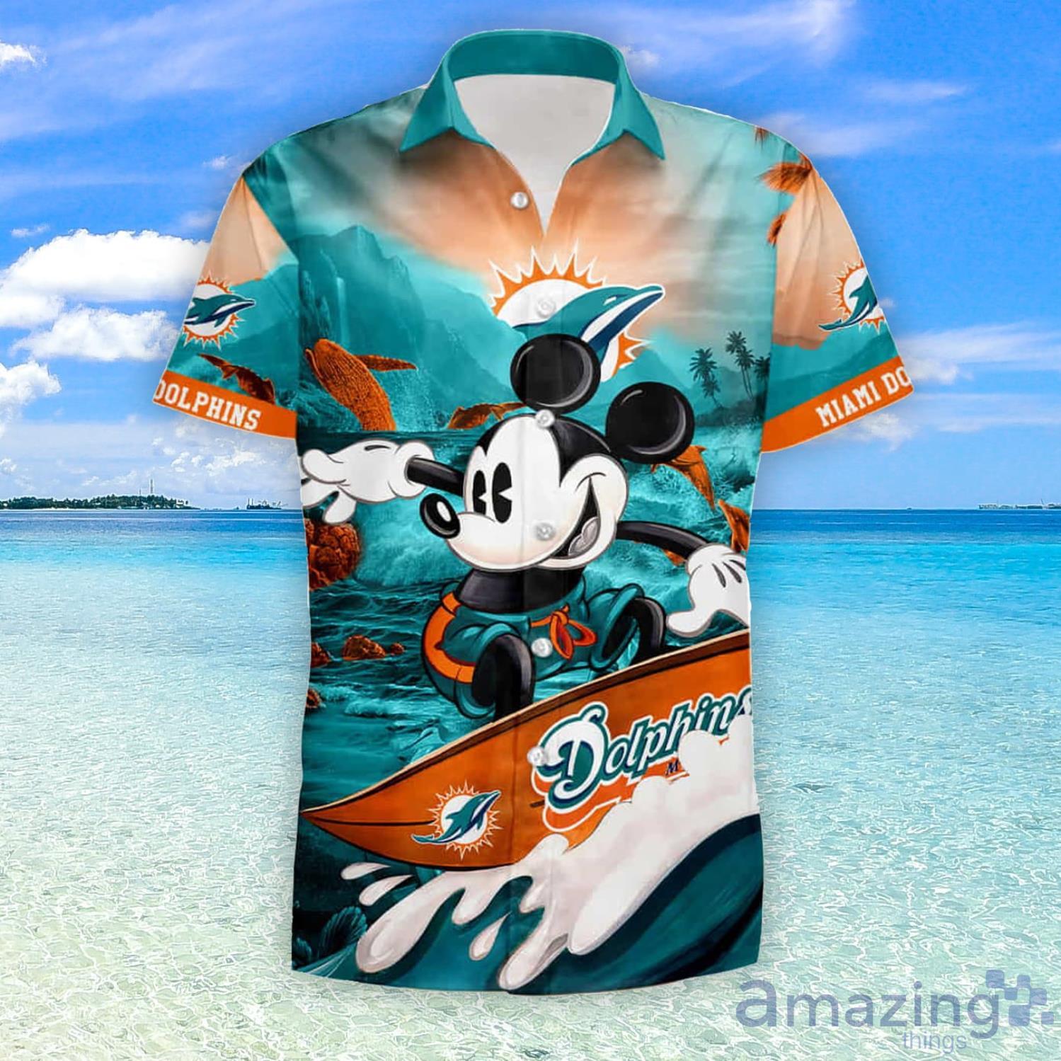 Nfl Miami Dolphins Shirt Hawaii Summer Hawaiian Shirt And Short